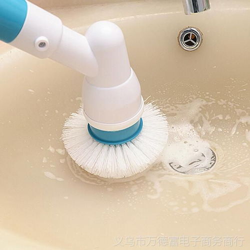 turbo scrub 多功能電動長柄家務清潔刷套裝組合 颶風旋轉洗滌器
